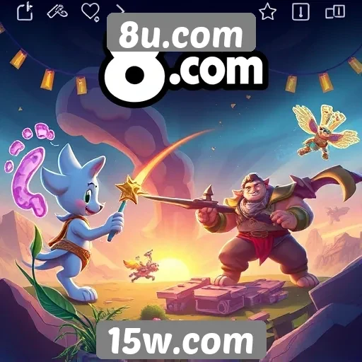 Inovação nos recursos de jogos no site 8u.com